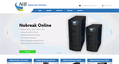 Desktop Screenshot of nobreakonline.com